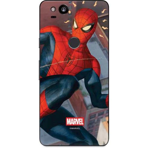 Marvel Spiderman Spidey Sense Google Pixel 2 Skin